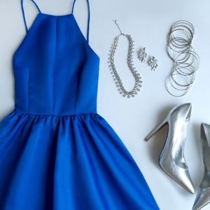 Cobalt blue dress